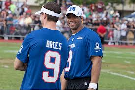 Brees compares notes at the Pro Bowl with another quarterback who is "too small to play."